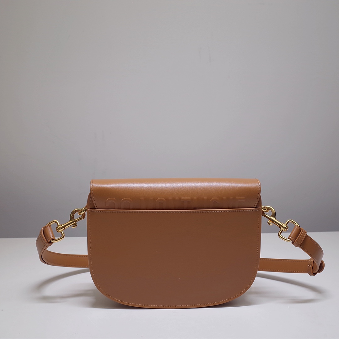 Medium Dior Bobby Bag Caramel Box Calfskin